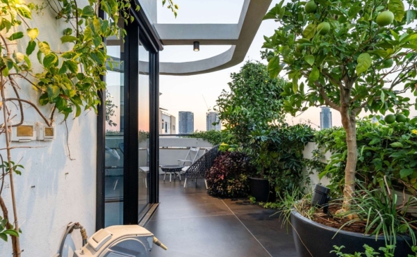 Balfour / Allenby Penthouse 5 rooms 140m2 Terrace 100m2 Rooftop 62m2 Pool Shelter Lift