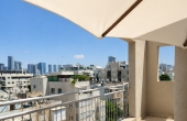 Hilton beach 3 rooms Terrace Vacation rental in Tel Aviv