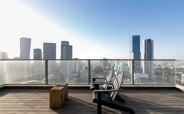 Penthouse Duplex Yaffo 3 bedrooms Furnished and equipped Apartment for Long term rental
