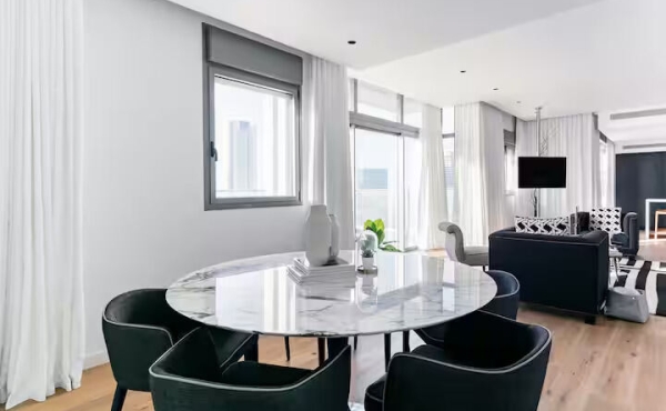 Penthouse Duplex Yaffo 3 bedrooms Furnished and equipped Apartment for Long term rental