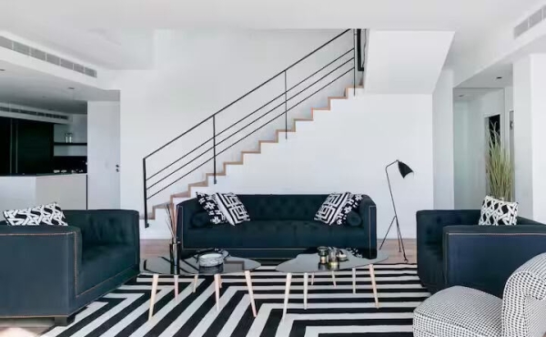 Penthouse Duplex Nahalat Ytshak 3 bedrooms Furnished and equipped Apartment for Long term rental