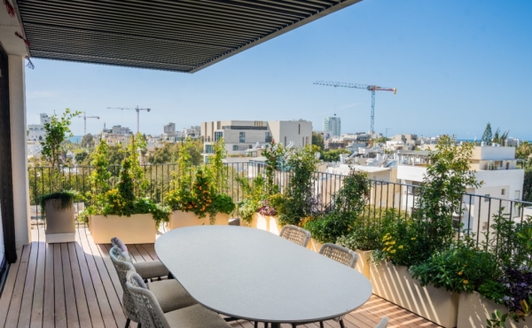 Penthouse Sderot Nordau 128m2 Terrace 35m2 Pool