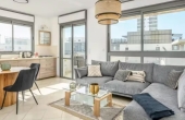 Kerem Hatemanim 4 rooms 70m2 Terrace Lift Parking Apartment for rent in Tel Aviv