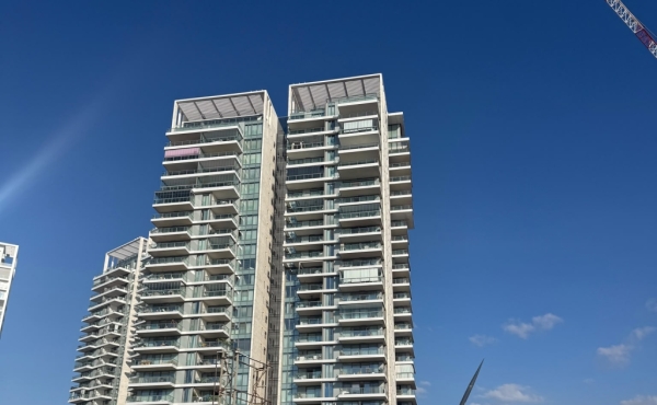 Givat Olga Hadera 4 rooms 110m2 Terrace Lift Parking Pool Fitness Guard